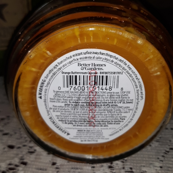 🆕️LAST 1❣ORANGE BUTTERCREAM CUPCAKE 18 OZ🌻 - Picture 4 of 6